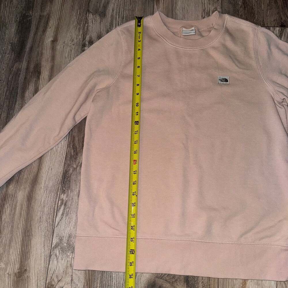 The North Face Women's Sweater Pullover Crewneck Medium Logo Retro outdoorsy - Picture 5 of 9
